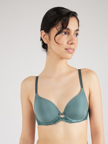 Soutien-gorge 'Amourette Charm T' TRIUMPH en bleu : devant