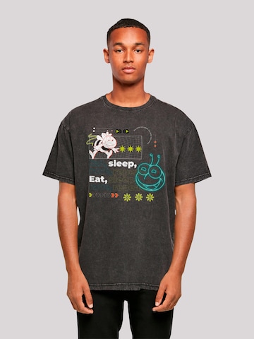 T-Shirt F4NT4STIC en noir : devant