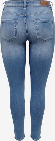 ONLY Skinny Jeans 'Blush' in Blau