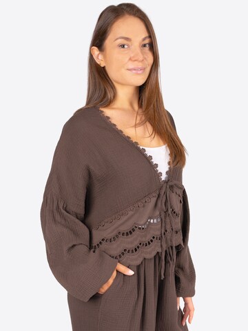 Chemisier 'Laura' Seasons of April en marron