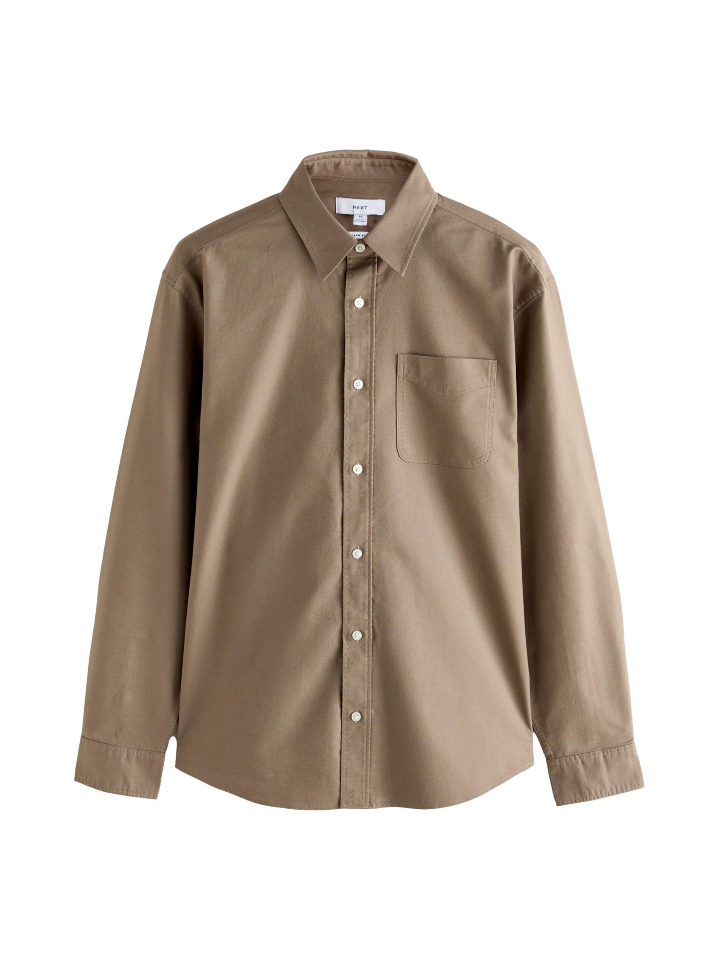 pelēks Next Slim fit Krekls: no priekšpuses