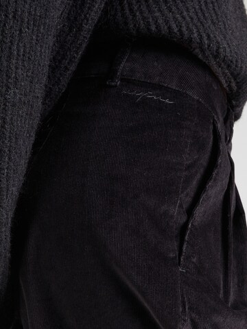 mazine - Pierna ancha Pantalón plisado 'Niona' en negro