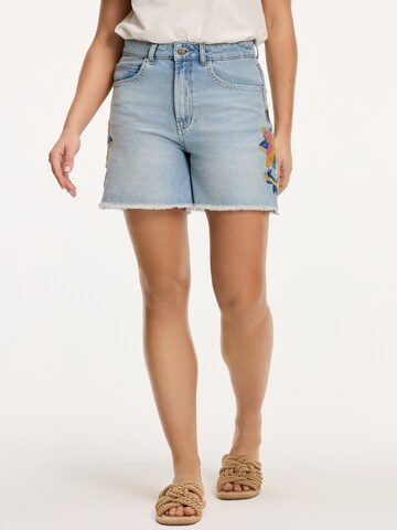 Shiwi Regular Shorts 'Chris' in Blau: Vorderseite