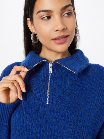 MADS NORGAARD COPENHAGEN Sweater 'Hairy' in Blue