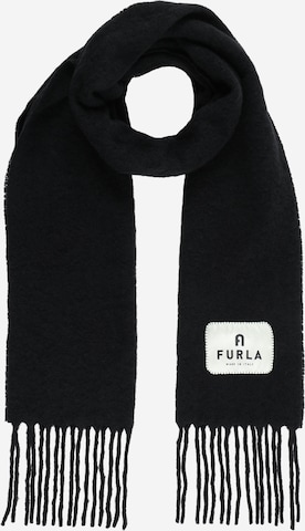 FURLA - Cachecóis 'MOON' em preto: frente