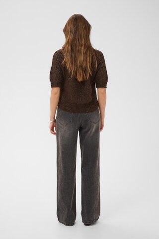 Cardigan 'Cionia' Kaffe en marron