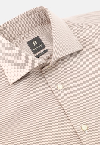 Coupe slim Chemise Boggi Milano en beige