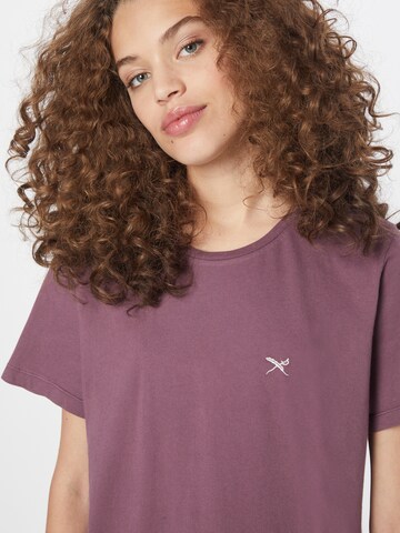 Iriedaily - Camisa 'Flaglie' em roxo