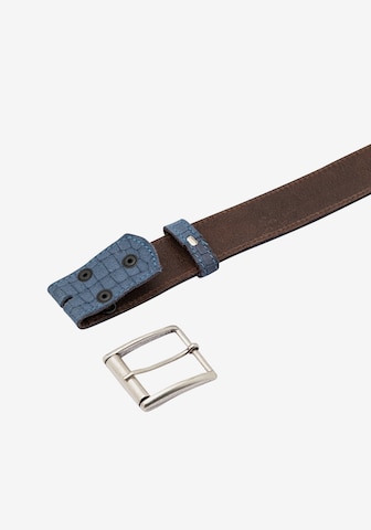 RETTUNGSRING by showroom 019° Belt 'Alaska Sangria' in Blue