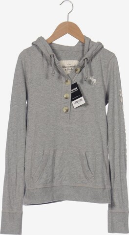 Abercrombie & Fitch Kapuzenpullover M in Grau: predná strana