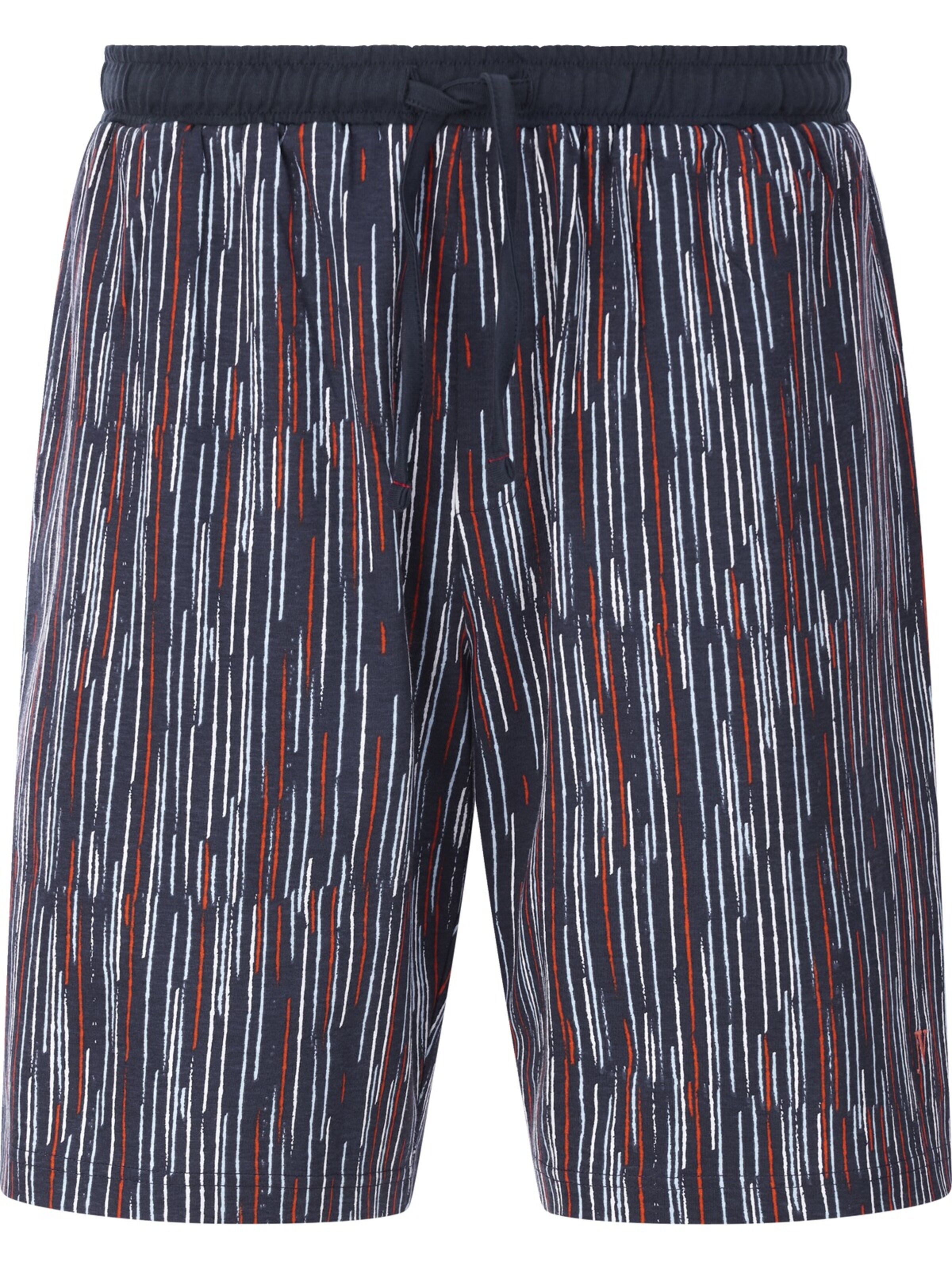 Jan Vanderstorm Pyjamahose 'Thorborg' in Blau: Vorderseite