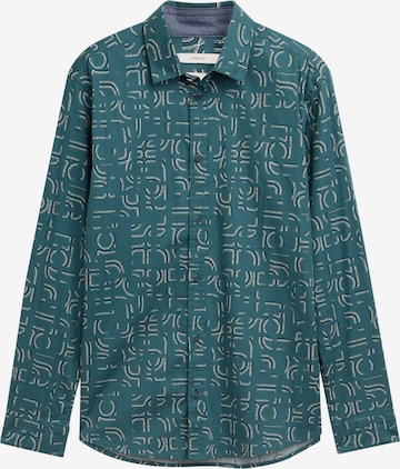 TOM TAILOR Regular fit Риза в зелено: отпред