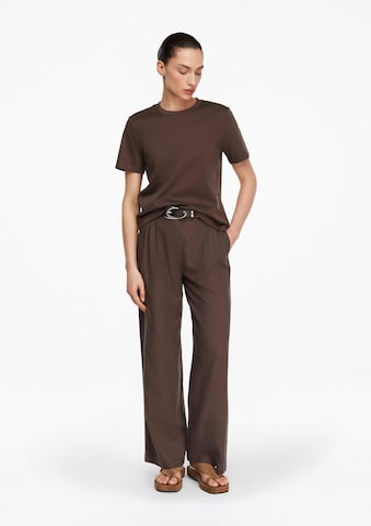 COMMA T-Shirt in Braun