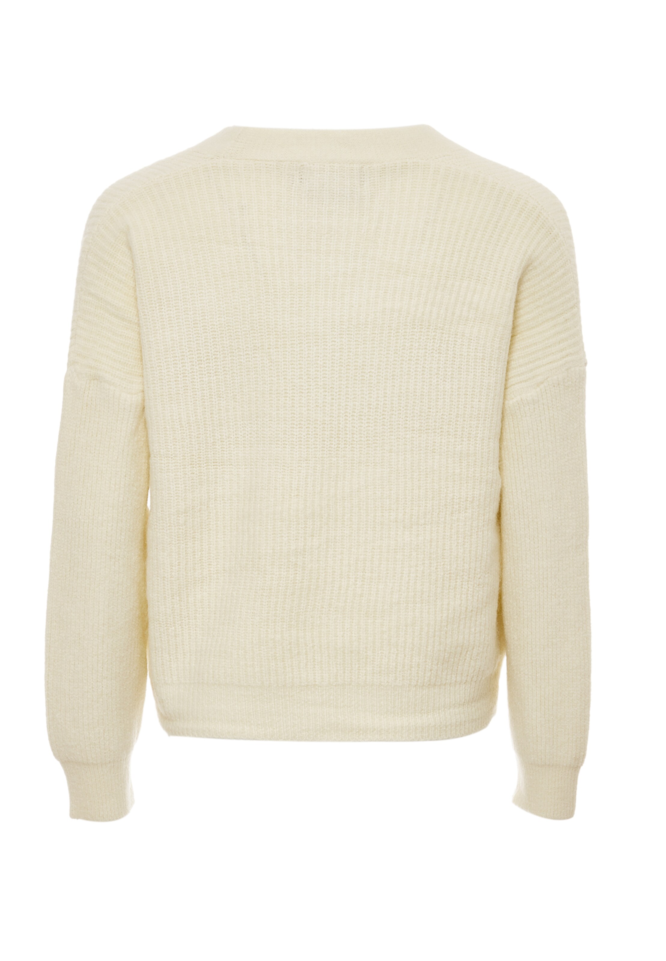 RISA Pletena jopa | bela barva