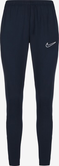NIKE Pantalon de sport 'Academy 23' en bleu foncé / blanc, Vue avec produit
