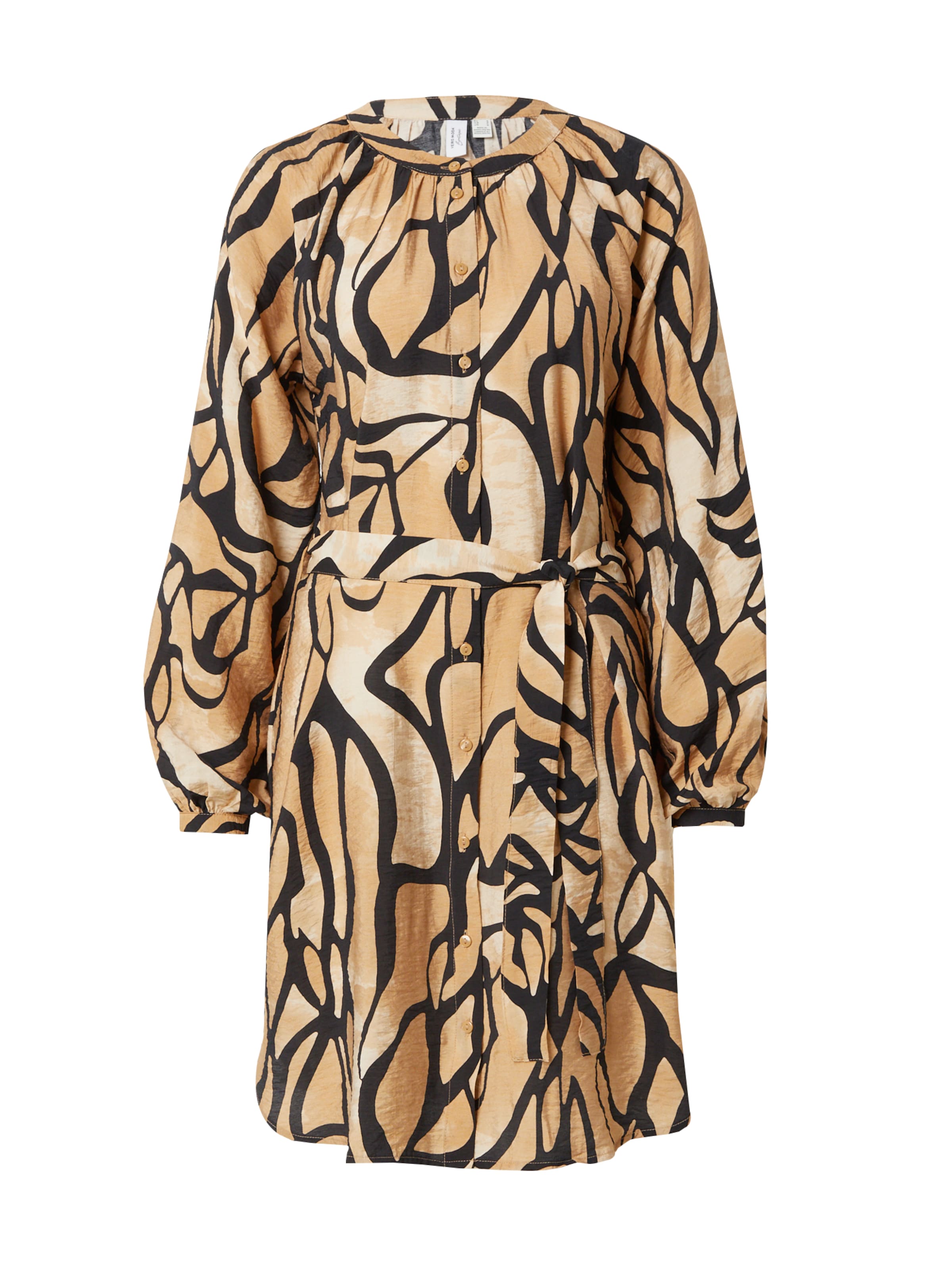 Robe-chemise 'VMMARTHA' VERO MODA en marron : devant