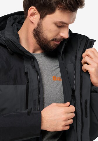 JACK WOLFSKIN Outdoorjacke 'Jasper' in Schwarz