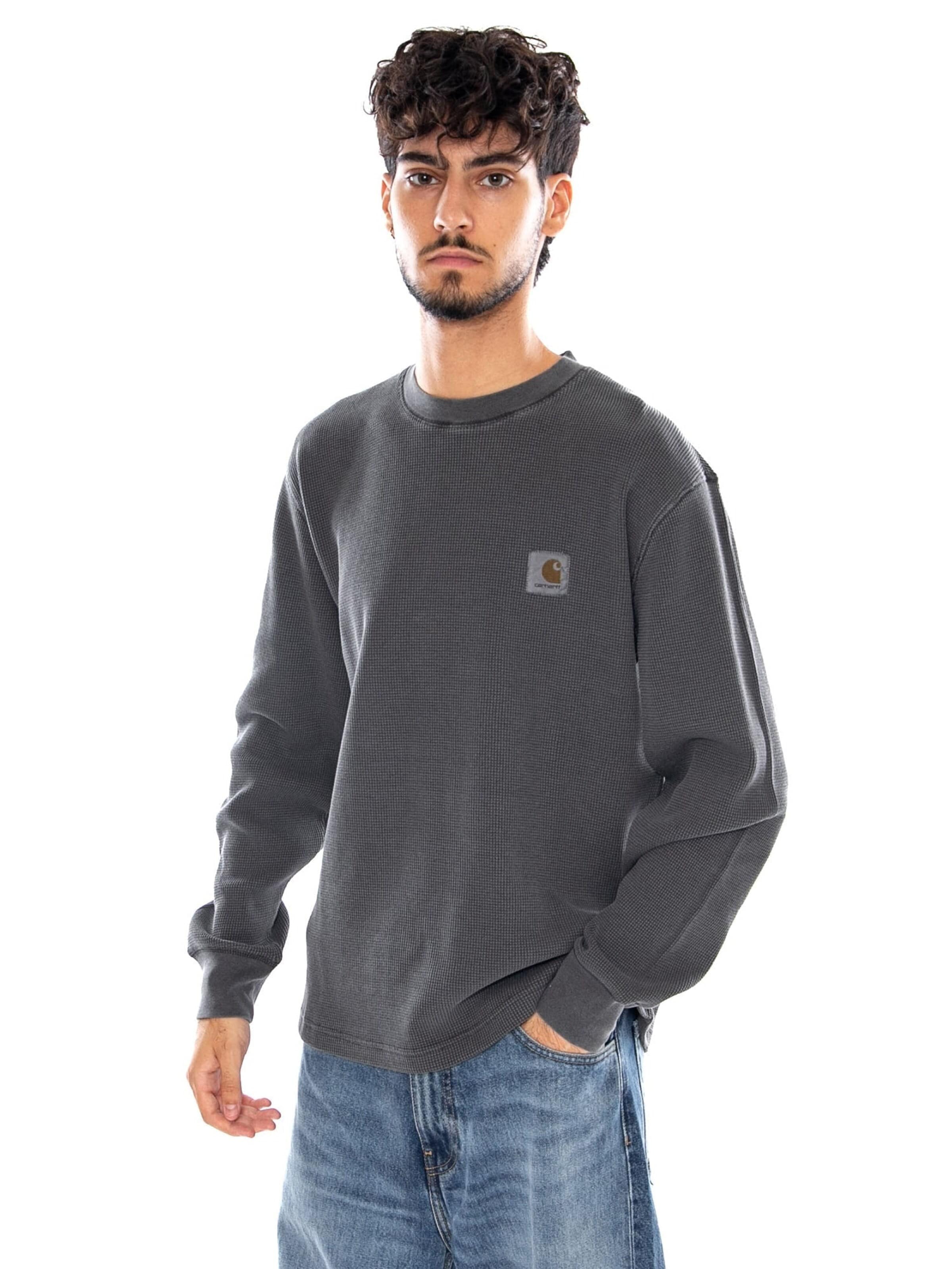 Carhartt WIP Shirt 'VISTA WAFFLE' in Grijs