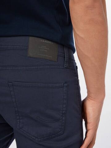 JACK & JONES Slimfit Kalhoty 'Glenn' – modrá