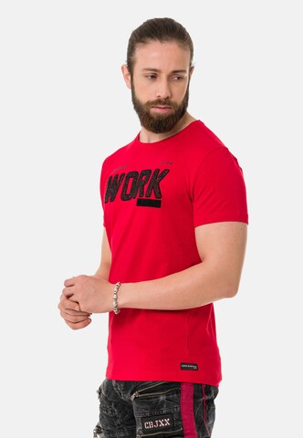 CIPO & BAXX T-Shirt in Rot