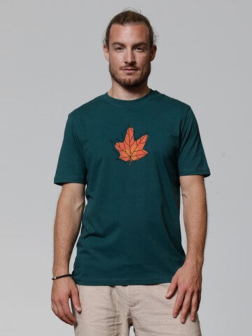 Watapparel Shirt 'Herbst' in Green: front