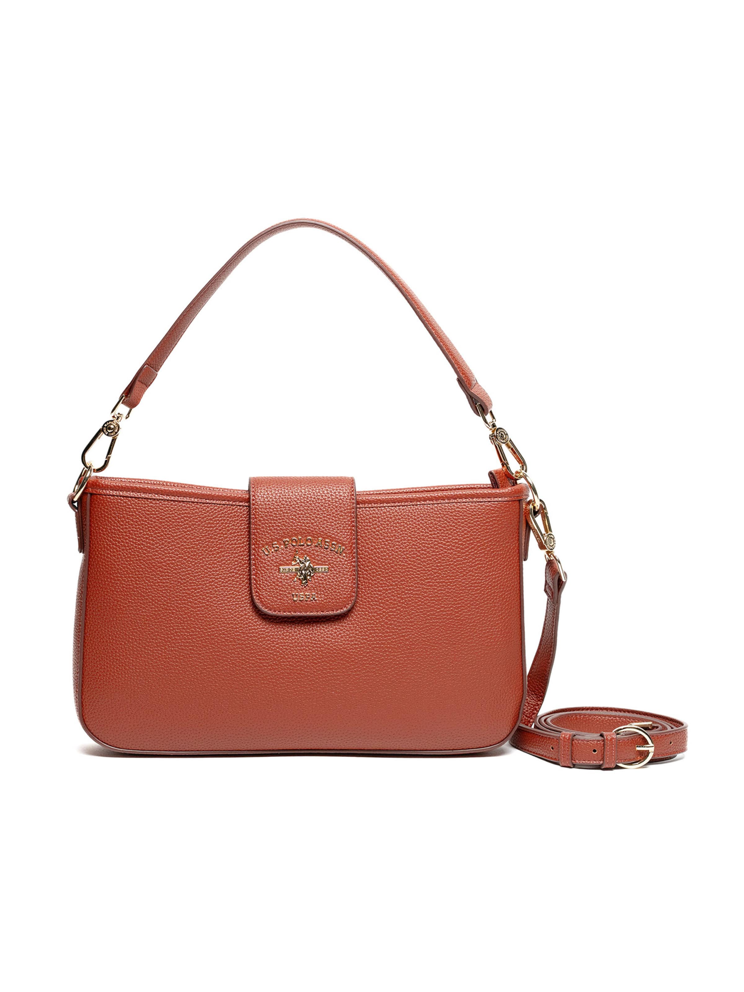 U.S. POLO ASSN. Shoulder bag in Brown: front