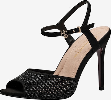 TAMARIS Sandals in Black: front