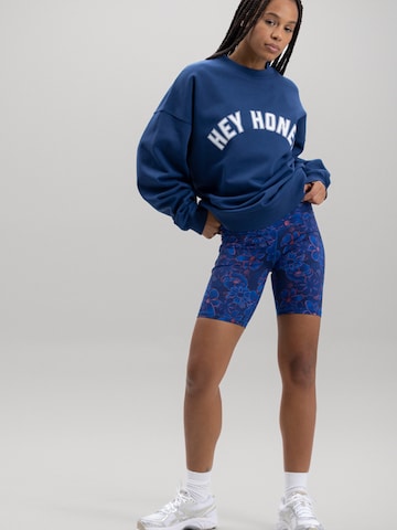 Hey Honey Skinny Leggings 'Biker' in Blue