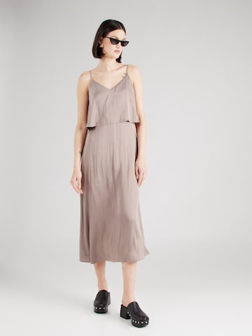 VILA Dress 'OLINA' in Brown: front