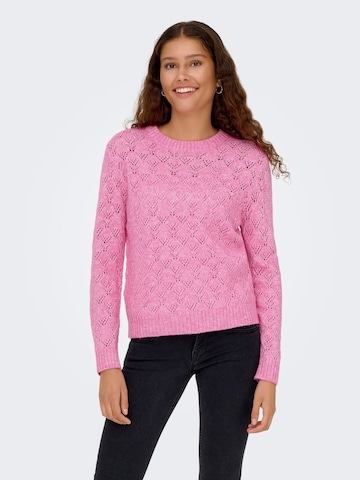 JDY Trui 'AMANDA' in Roze: voorkant