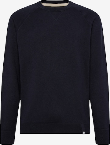 Sweat-shirt Boggi Milano en bleu : devant