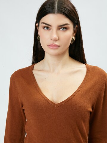 Influencer Sweater in Brown