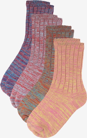 ROGO Socken 'Multicolor' in Rot: predná strana