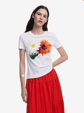 Desigual T-Shirt in Weiß: Vorderseite
