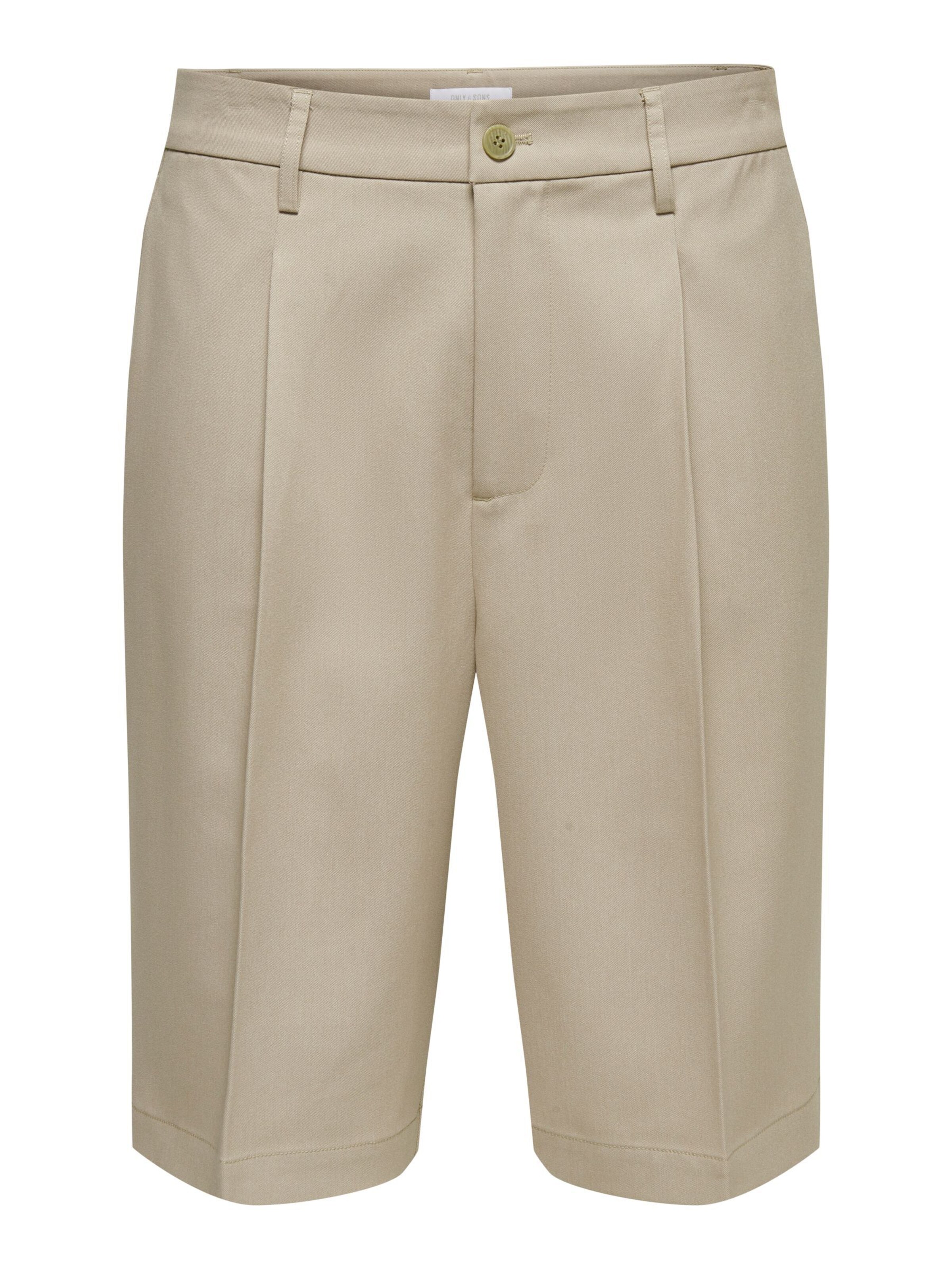 Only & Sons Regular Shorts 'ONSDaves' in Beige: Vorderseite
