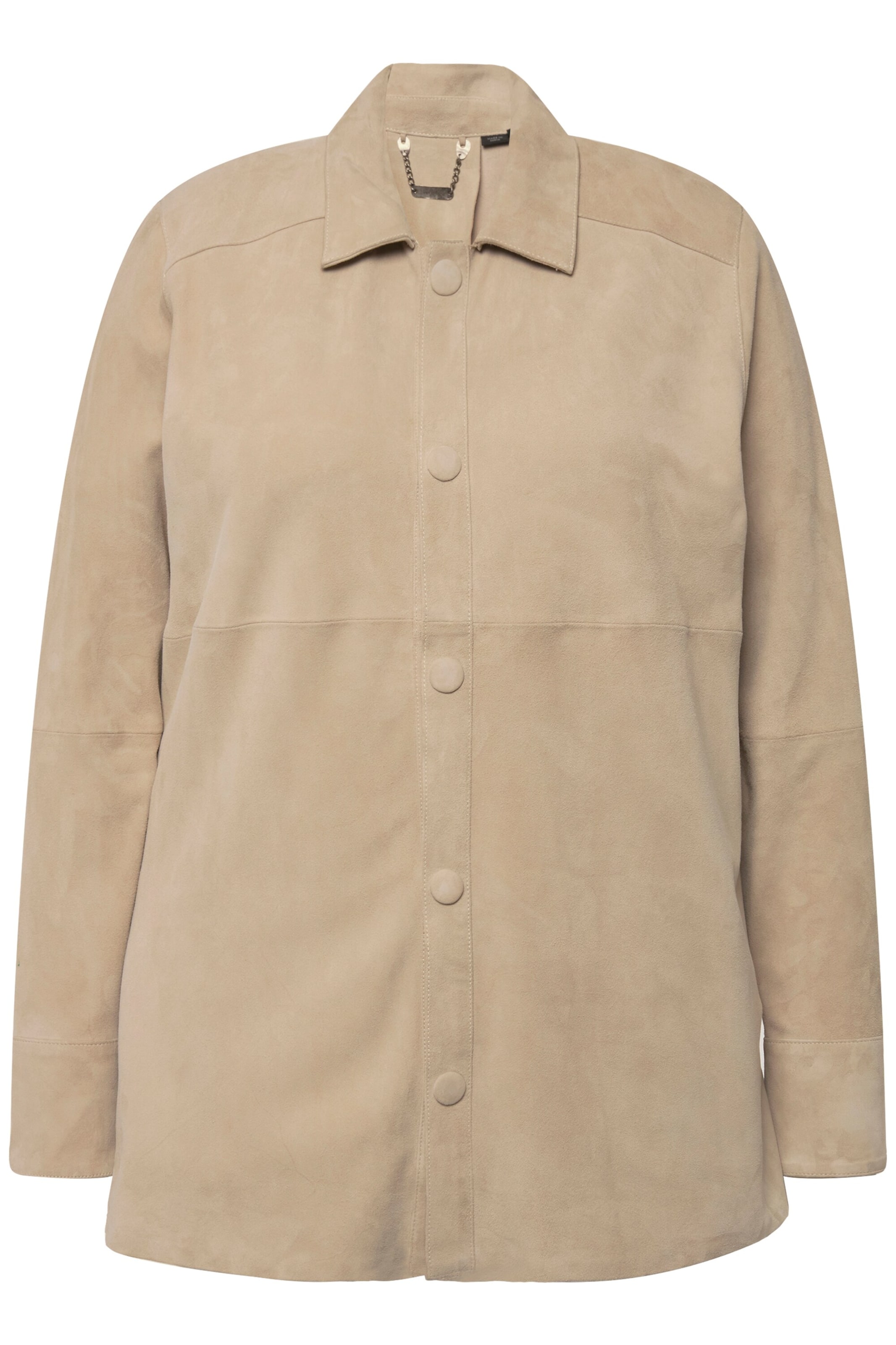 Ulla Popken Blouse in Beige: voorkant