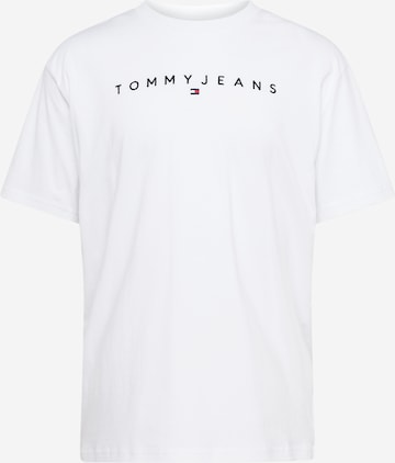 T-Shirt Tommy Jeans en blanc : devant