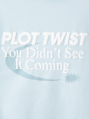 MANGO TEEN Majica 'PLOT' | modra barva