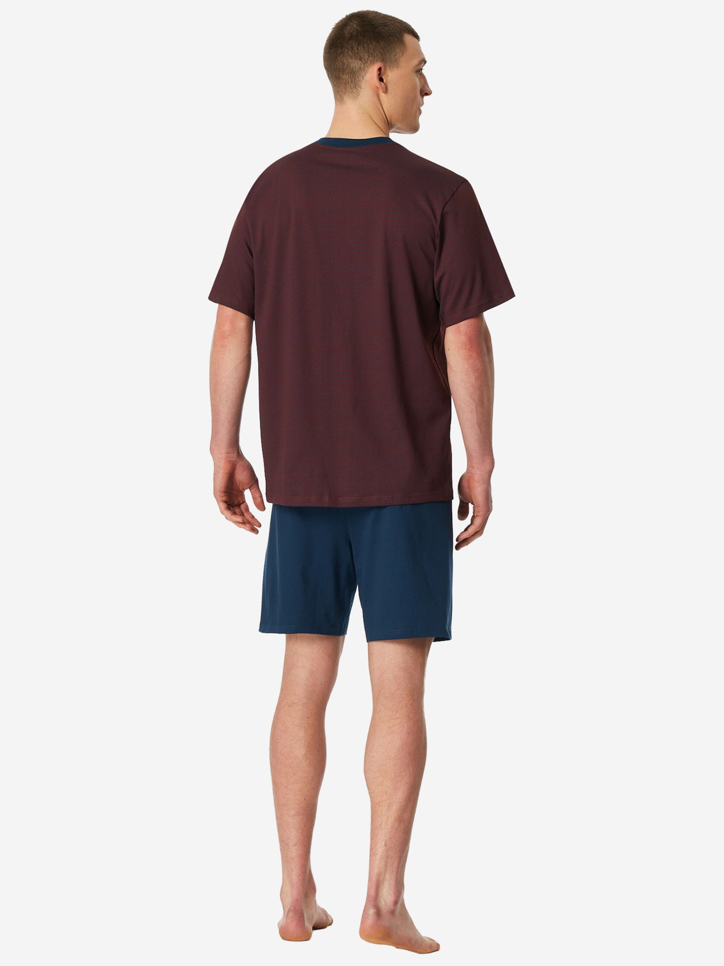 Pyjama court ' Comfort Essentials ' SCHIESSER en bleu