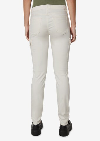 Marc O'Polo Slim fit Cargo Pants 'LULEA' in White