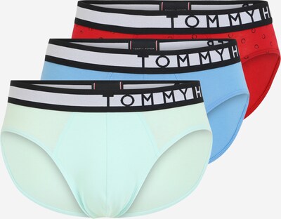 Tommy Hilfiger Underwear Slip in hellblau / mint / rot / schwarz / weiß, Produktansicht