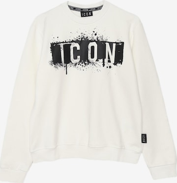 ICON Sweatshirt in Weiß: Vorderseite