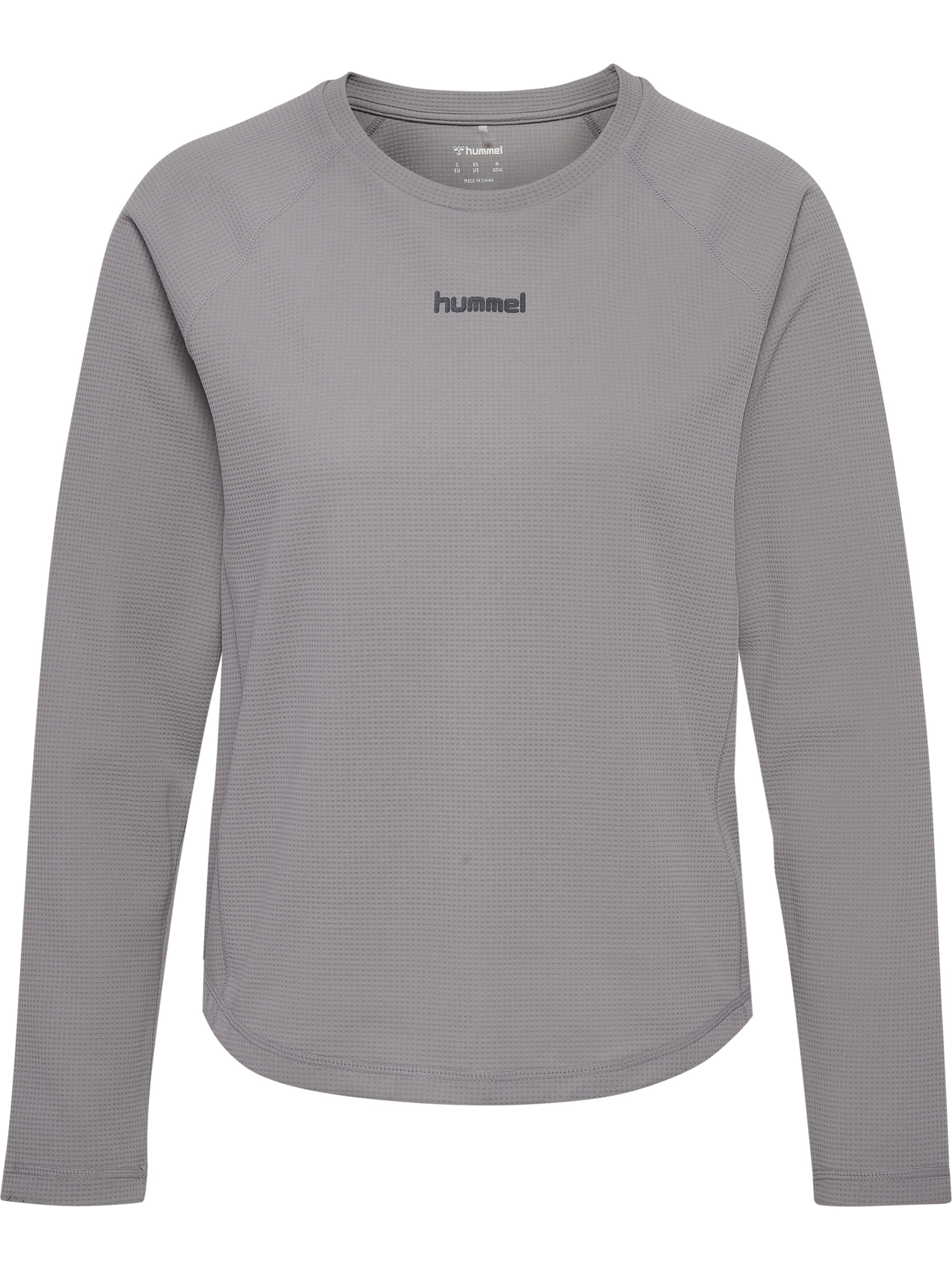 Hummel Functioneel shirt in Grijs: voorkant