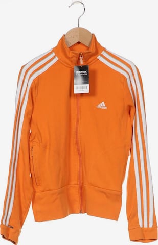 ADIDAS PERFORMANCE Sweatshirt & Zip-Up Hoodie in S in Orange: front
