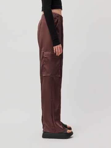 LeGer by Lena Gercke - regular Pantalón de pinzas 'Michelle' en marrón