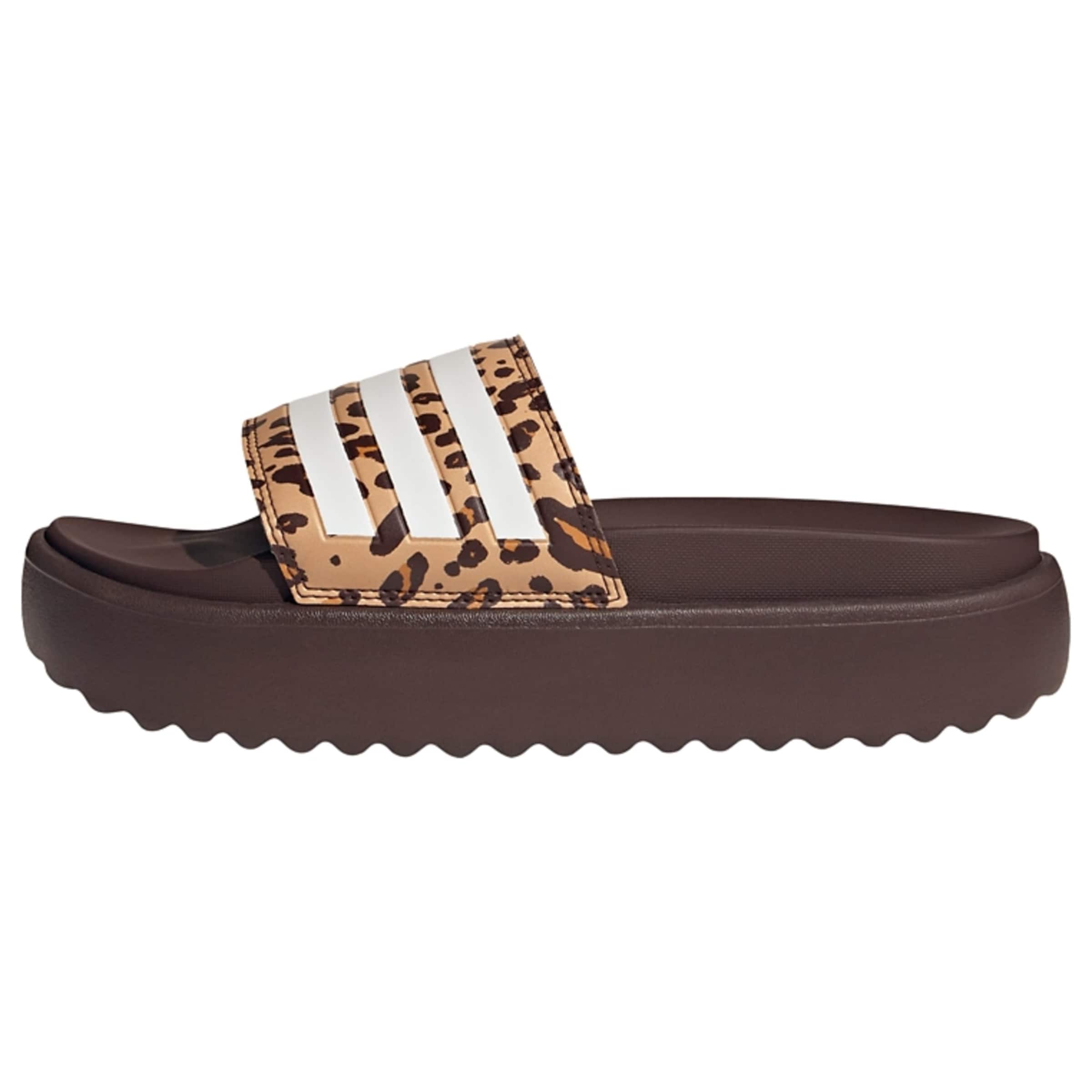 ADIDAS PERFORMANCE Σαγιονάρα 'Adilette' σε καφέ: μπροστά