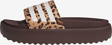 Mule 'Adilette' ADIDAS PERFORMANCE en marron : devant