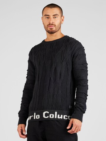 Carlo Colucci - Pullover em preto: frente