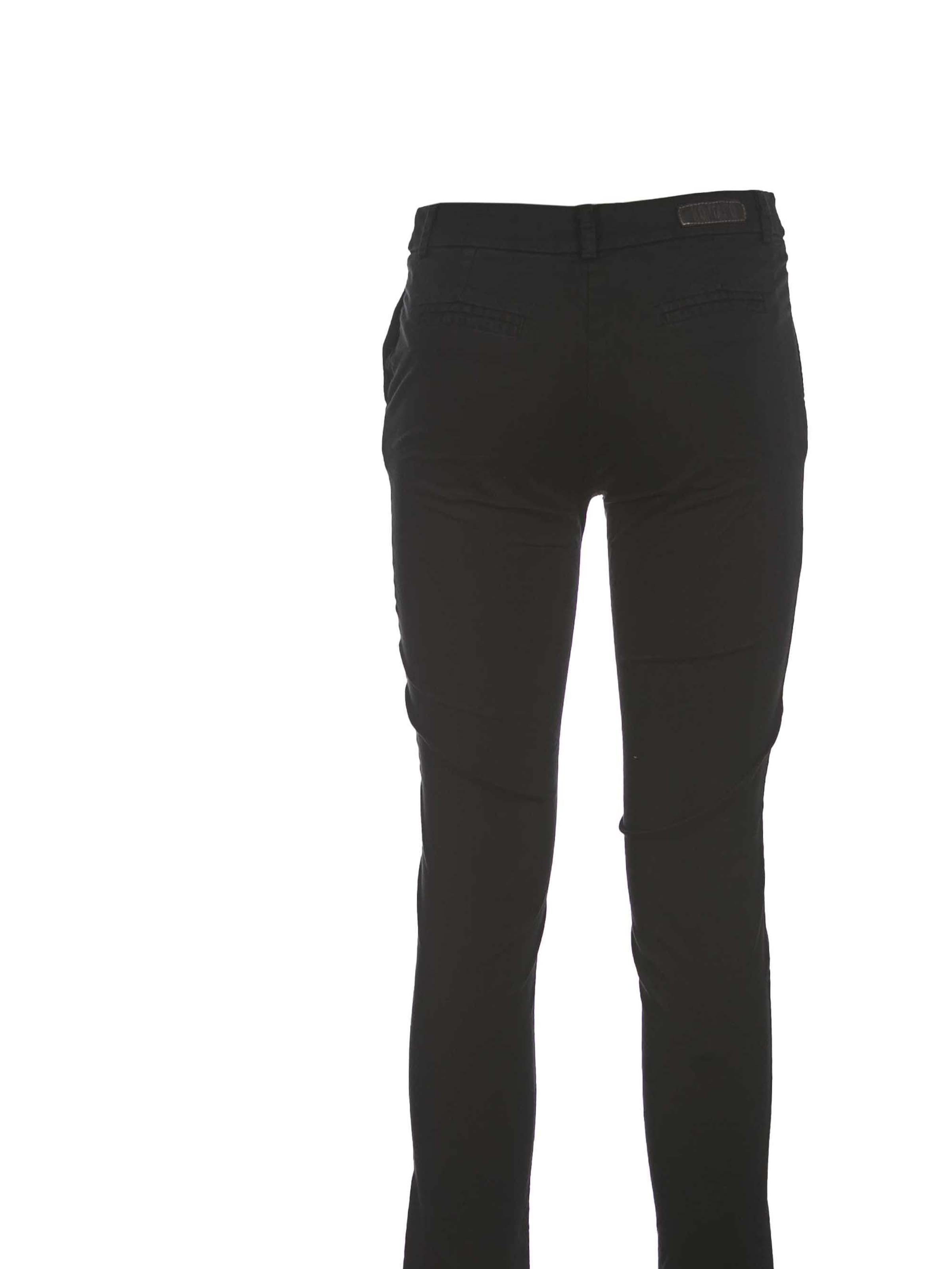 KONTATTO Regular Chinohose in Schwarz