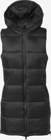 KOROSHI Bodywarmer in Zwart: voorkant